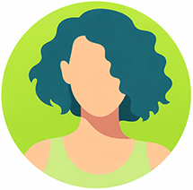 Avatar femme cercle