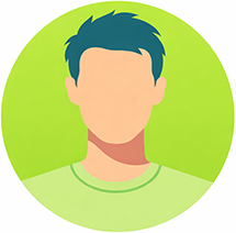 Avatar homme cercle